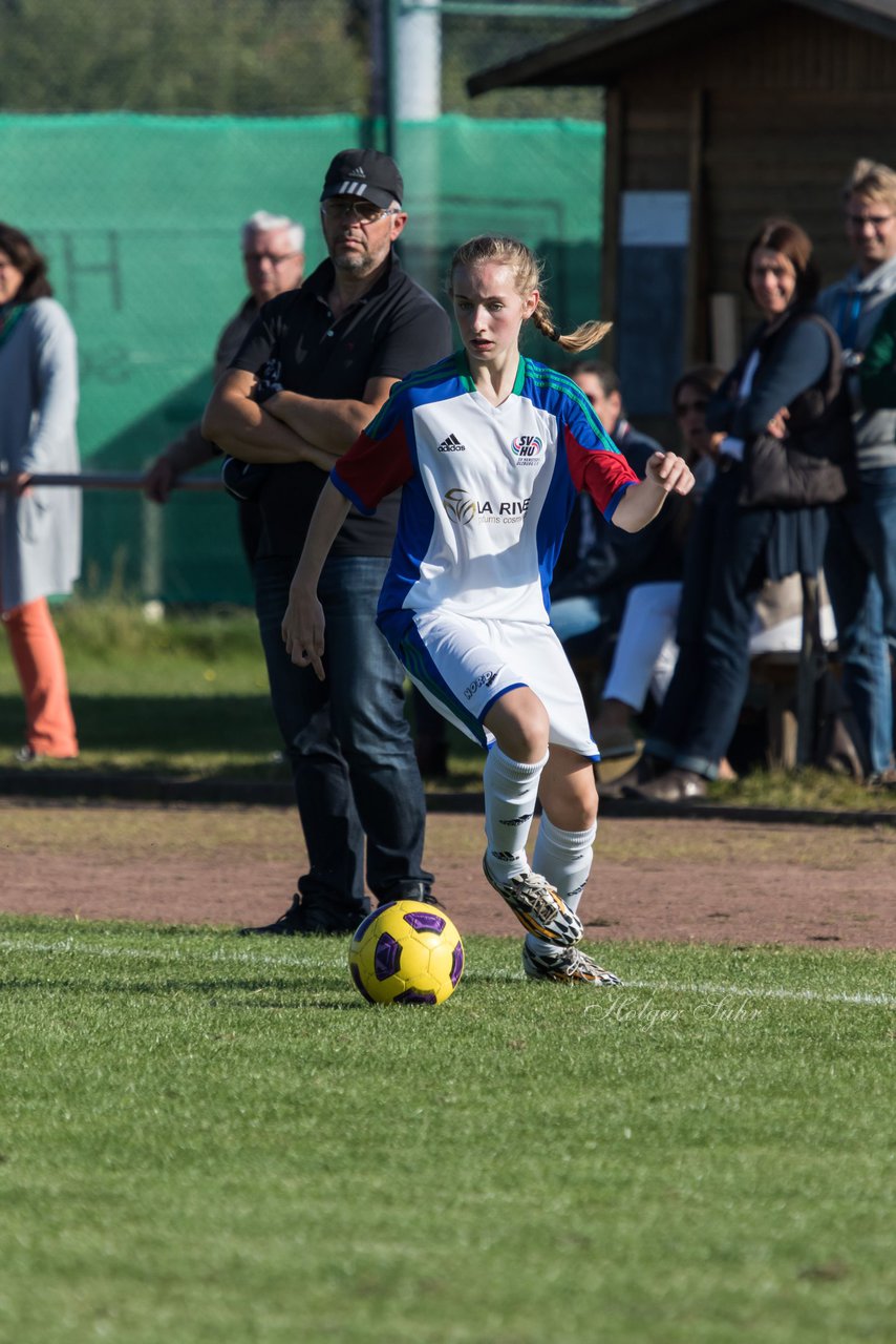 Bild 384 - B-Juniorinnen Krummesser SV - SV Henstedt Ulzburg : Ergebnis: 0:3